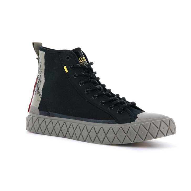 Pánské Tenisky Palladium Palla Ace Supply Mid High Tops Černé | CZ CUI-07D